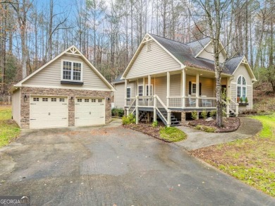 Step into serenity and style in this stunning craftsman-style on White Path Golf Club in Georgia - for sale on GolfHomes.com, golf home, golf lot