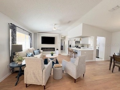 This beautifully FURNISHED and REMODELED home sitting on a on The Links of Spruce Creek in Florida - for sale on GolfHomes.com, golf home, golf lot