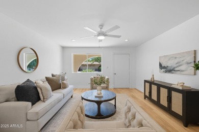 This move-in ready home features fresh paint inside & out and on Bellaire Golf Club in Arizona - for sale on GolfHomes.com, golf home, golf lot