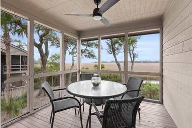 Two-Bedroom, Two-and-a-Half Bath End-Unit, Townhouse with Creek on The Seabrook Island Club in South Carolina - for sale on GolfHomes.com, golf home, golf lot