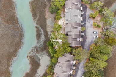 Two-Bedroom, Two-and-a-Half Bath End-Unit, Townhouse with Creek on The Seabrook Island Club in South Carolina - for sale on GolfHomes.com, golf home, golf lot