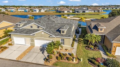 STUNNING Venetian villa with A+ view of water/pond and first on Kings Gate Golf Club in Florida - for sale on GolfHomes.com, golf home, golf lot