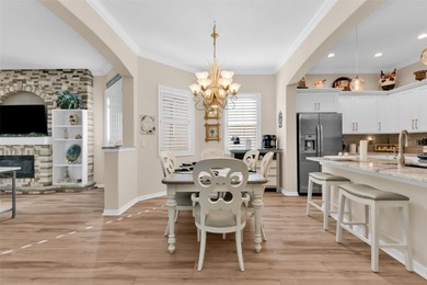 STUNNING Venetian villa with A+ view of water/pond and first on Kings Gate Golf Club in Florida - for sale on GolfHomes.com, golf home, golf lot