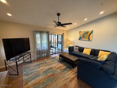 Beautiful 2 bedroom 2 bath, home with private views overlooking on Estero Country Club in Florida - for sale on GolfHomes.com, golf home, golf lot