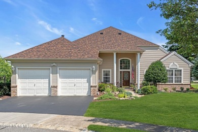 Rare and gorgeous Oakmont Elite model on a private lot on Renaissance Country Club in New Jersey - for sale on GolfHomes.com, golf home, golf lot