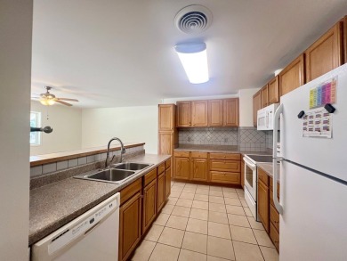 Nicely updated 3/2 brick home perched high for stunning views on Scott Schriener Municipal Golf Course in Texas - for sale on GolfHomes.com, golf home, golf lot