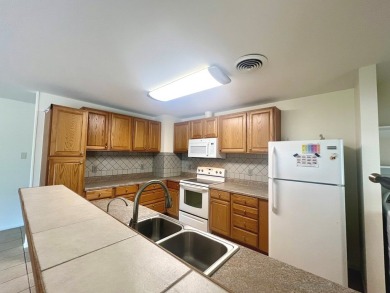 Nicely updated 3/2 brick home perched high for stunning views on Scott Schriener Municipal Golf Course in Texas - for sale on GolfHomes.com, golf home, golf lot