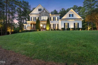 Welcome to an extraordinary home tucked away on a quiet on Hasentree Club in North Carolina - for sale on GolfHomes.com, golf home, golf lot