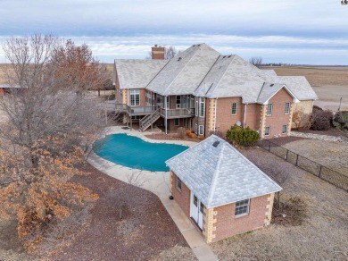 This exquisite custom-built estate sits on 9 acres and also has on The Links at Pretty Prairie in Kansas - for sale on GolfHomes.com, golf home, golf lot