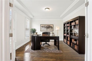Discover an extraordinary 8,999 square foot sanctuary perfect on Brookstone Golf and Country Club in Georgia - for sale on GolfHomes.com, golf home, golf lot