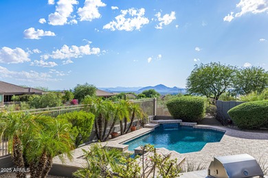 Spectacular single-level home with panoramic city light & on Sanctuary Golf Course At WestWorld in Arizona - for sale on GolfHomes.com, golf home, golf lot