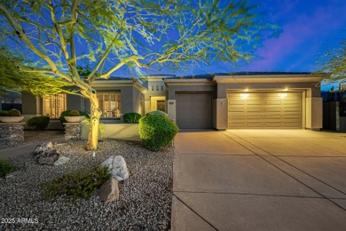 Spectacular single-level home with panoramic city light & on Sanctuary Golf Course At WestWorld in Arizona - for sale on GolfHomes.com, golf home, golf lot