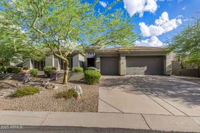 Spectacular single-level home with panoramic city light & on Sanctuary Golf Course At WestWorld in Arizona - for sale on GolfHomes.com, golf home, golf lot