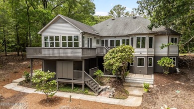 Coastal living at its finest with this exceptionally renovated on Olde Point Golf and Country Club in North Carolina - for sale on GolfHomes.com, golf home, golf lot