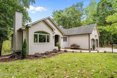 Coastal living at its finest with this exceptionally renovated on Olde Point Golf and Country Club in North Carolina - for sale on GolfHomes.com, golf home, golf lot