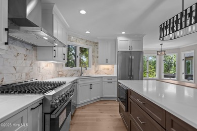 Coastal living at its finest with this exceptionally renovated on Olde Point Golf and Country Club in North Carolina - for sale on GolfHomes.com, golf home, golf lot