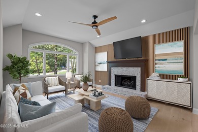 Coastal living at its finest with this exceptionally renovated on Olde Point Golf and Country Club in North Carolina - for sale on GolfHomes.com, golf home, golf lot