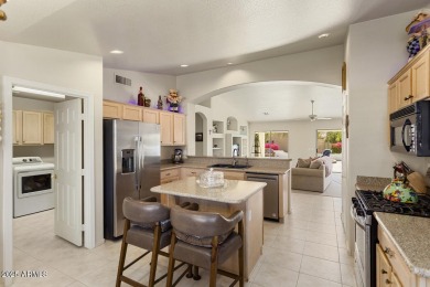 3 bedroom Palmera situated on a expansive corner lot and backs on Tuscany Falls At Pebble Creek in Arizona - for sale on GolfHomes.com, golf home, golf lot