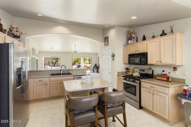 3 bedroom Palmera situated on a expansive corner lot and backs on Tuscany Falls At Pebble Creek in Arizona - for sale on GolfHomes.com, golf home, golf lot