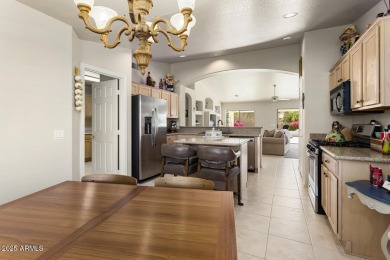 3 bedroom Palmera situated on a expansive corner lot and backs on Tuscany Falls At Pebble Creek in Arizona - for sale on GolfHomes.com, golf home, golf lot
