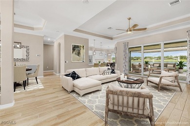 Welcome Home! Step into this beautifully designed Napoli Grande on Heritage Landing Golf  in Florida - for sale on GolfHomes.com, golf home, golf lot