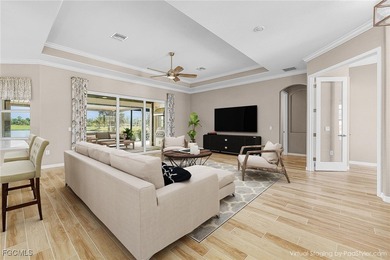 Welcome Home! Step into this beautifully designed Napoli Grande on Heritage Landing Golf  in Florida - for sale on GolfHomes.com, golf home, golf lot