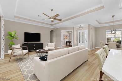 Welcome Home! Step into this beautifully designed Napoli Grande on Heritage Landing Golf  in Florida - for sale on GolfHomes.com, golf home, golf lot