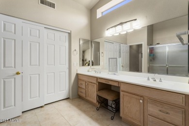 3 bedroom Palmera situated on a expansive corner lot and backs on Tuscany Falls At Pebble Creek in Arizona - for sale on GolfHomes.com, golf home, golf lot