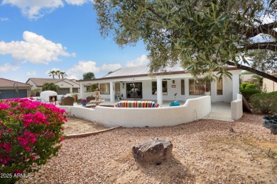 3 bedroom Palmera situated on a expansive corner lot and backs on Tuscany Falls At Pebble Creek in Arizona - for sale on GolfHomes.com, golf home, golf lot