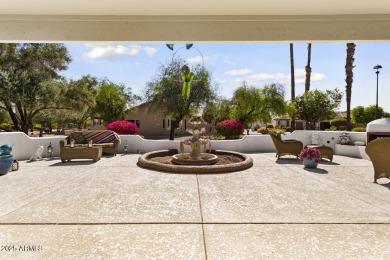 3 bedroom Palmera situated on a expansive corner lot and backs on Tuscany Falls At Pebble Creek in Arizona - for sale on GolfHomes.com, golf home, golf lot