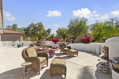 3 bedroom Palmera situated on a expansive corner lot and backs on Tuscany Falls At Pebble Creek in Arizona - for sale on GolfHomes.com, golf home, golf lot