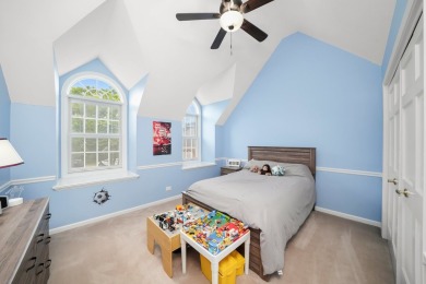 This stunning Seven Bridges Estate Home is located on a peaceful on Seven Bridges Golf Club in Illinois - for sale on GolfHomes.com, golf home, golf lot
