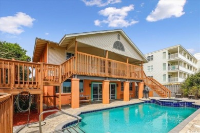 Experience coastal living in this direct Oceanfront 7 bedroom, 5 on Beachwood Golf Club in South Carolina - for sale on GolfHomes.com, golf home, golf lot