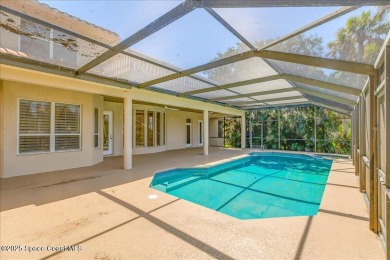 NEW PRICE! Stunning riverfront estate-style pool home in the on Aquarina Beach and Country Club in Florida - for sale on GolfHomes.com, golf home, golf lot
