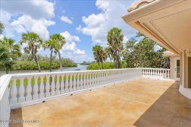 NEW PRICE! Stunning riverfront estate-style pool home in the on Aquarina Beach and Country Club in Florida - for sale on GolfHomes.com, golf home, golf lot