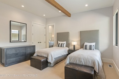 Experience mountain modern luxury in this stunning one-level, 4 on Snake River Sporting Club in Wyoming - for sale on GolfHomes.com, golf home, golf lot