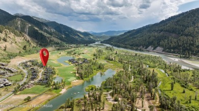 Experience mountain modern luxury in this stunning one-level, 4 on Snake River Sporting Club in Wyoming - for sale on GolfHomes.com, golf home, golf lot