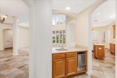 NEW PRICE! Stunning riverfront estate-style pool home in the on Aquarina Beach and Country Club in Florida - for sale on GolfHomes.com, golf home, golf lot