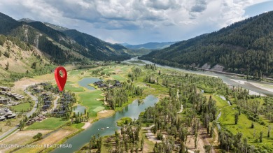 Experience mountain modern luxury in this stunning one-level, 4 on Snake River Sporting Club in Wyoming - for sale on GolfHomes.com, golf home, golf lot