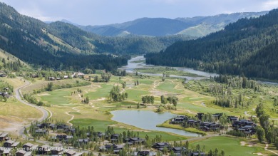 Experience mountain modern luxury in this stunning one-level, 4 on Snake River Sporting Club in Wyoming - for sale on GolfHomes.com, golf home, golf lot