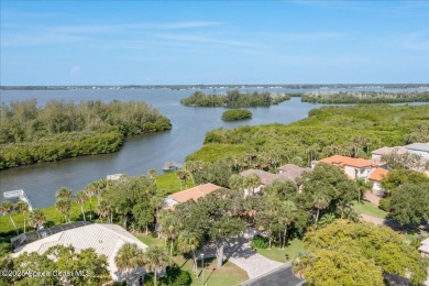 NEW PRICE! Stunning riverfront estate-style pool home in the on Aquarina Beach and Country Club in Florida - for sale on GolfHomes.com, golf home, golf lot