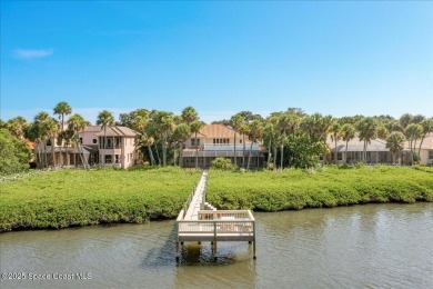 NEW PRICE! Stunning riverfront estate-style pool home in the on Aquarina Beach and Country Club in Florida - for sale on GolfHomes.com, golf home, golf lot