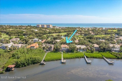 NEW PRICE! Stunning riverfront estate-style pool home in the on Aquarina Beach and Country Club in Florida - for sale on GolfHomes.com, golf home, golf lot