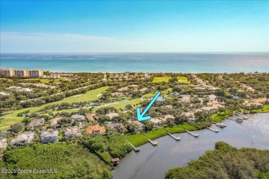 NEW PRICE! Stunning riverfront estate-style pool home in the on Aquarina Beach and Country Club in Florida - for sale on GolfHomes.com, golf home, golf lot