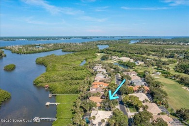 NEW PRICE! Stunning riverfront estate-style pool home in the on Aquarina Beach and Country Club in Florida - for sale on GolfHomes.com, golf home, golf lot
