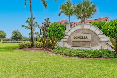 In the Village of Sonoma, enjoy a first-floor end-unit coach on The Rookery At Marco in Florida - for sale on GolfHomes.com, golf home, golf lot
