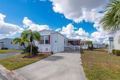 Rare opportunity to own a furnished 2-bedroom, 2-bath singlewide on Kings Gate Golf Club in Florida - for sale on GolfHomes.com, golf home, golf lot