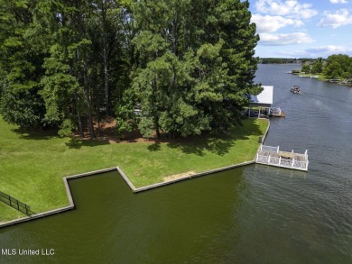 Double Boat Slip, Pier and one of the last LARGE waterfront lots on Lake Caroline Golf Club in Mississippi - for sale on GolfHomes.com, golf home, golf lot