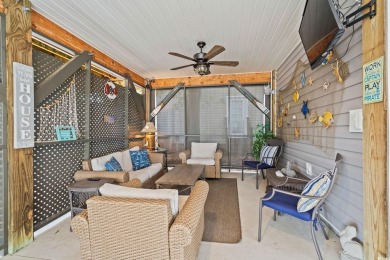 This spacious 3 Bedroom 2.5 Bath raised 1.5 story beach house is on Prestwick Country Club in South Carolina - for sale on GolfHomes.com, golf home, golf lot