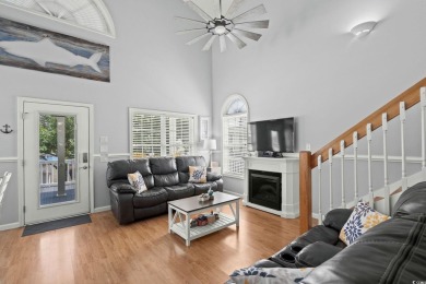 This spacious 3 Bedroom 2.5 Bath raised 1.5 story beach house is on Prestwick Country Club in South Carolina - for sale on GolfHomes.com, golf home, golf lot